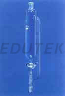 PRESSURE EQUALISING FUNNEL, CYLINDRICAL WITH SOCKET, GLASS STOPCOCK AND STEM WITH CONE